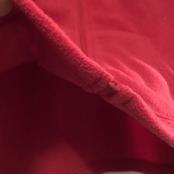 Kim Rogers Super Soft Red Autumn Jacket Long-Sleeves Medium Coat Zip-Up! - Picture 3 of 5